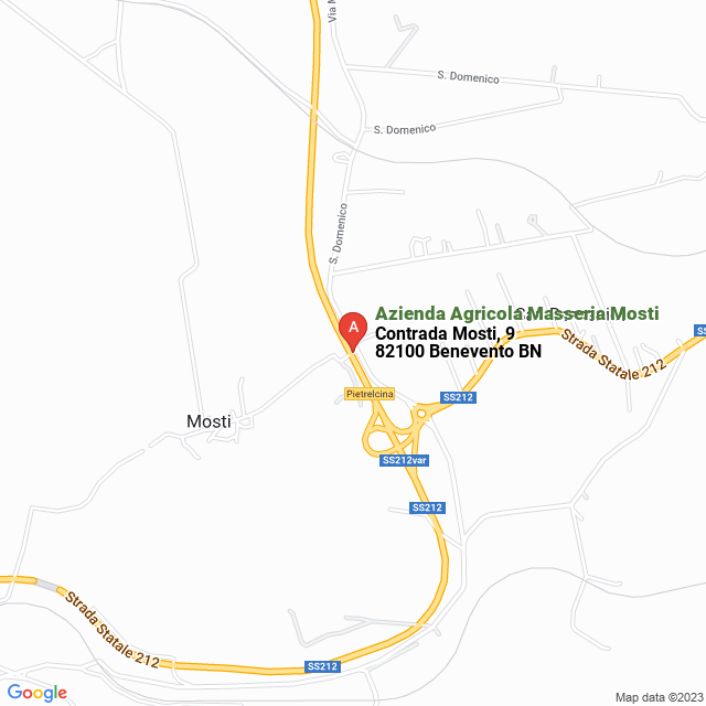apri la mappa di Azienda Agricola Masseria Mosti
