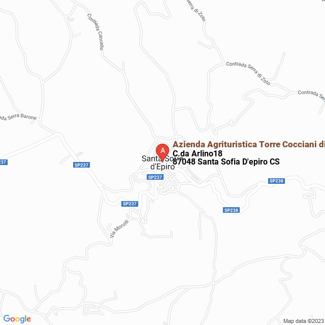 apri la mappa di Azienda Agrituristica Torre Cocciani di Giuseppe Miracco