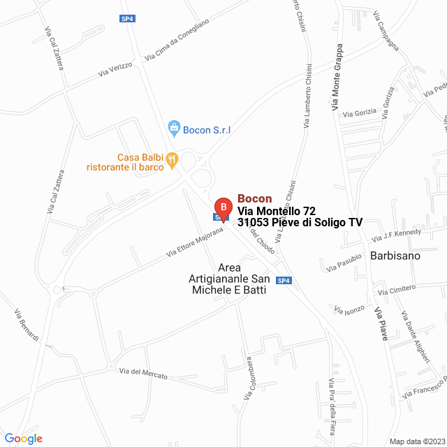 apri la mappa di Bocon