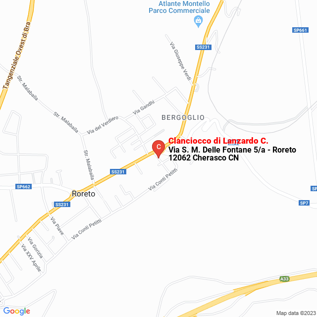 apri la mappa di Clanciocco di Lanzardo C.