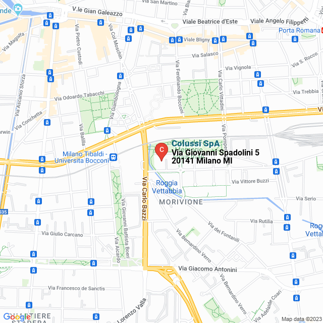 apri la mappa di Colussi SpA