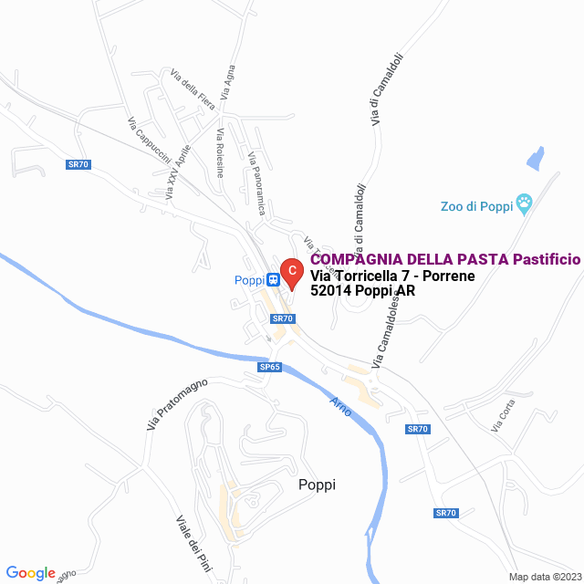 apri la mappa di COMPAGNIA DELLA PASTA Pastificio Valentini Srl