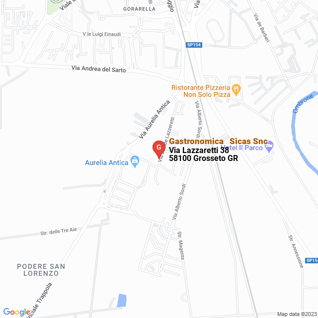 apri la mappa di Gastronomica - Sicas Snc