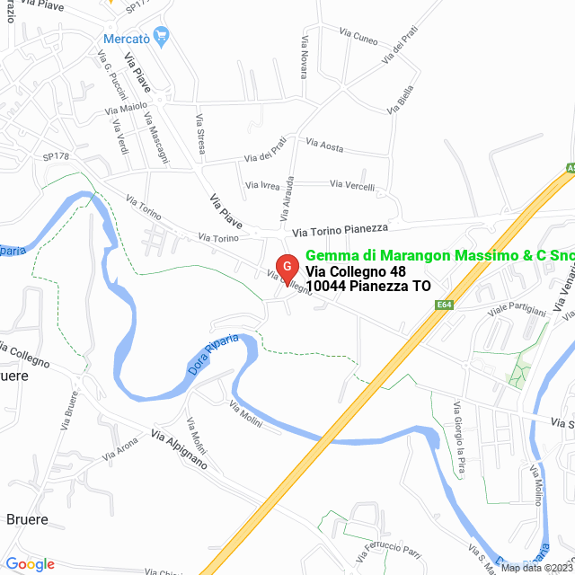 apri la mappa di Gemma di Marangon Massimo & C Snc