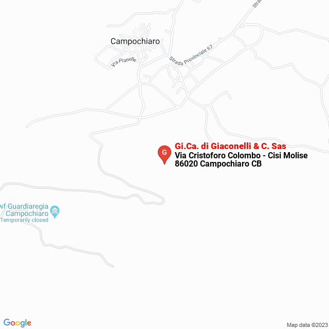 apri la mappa di Gi.Ca. di Giaconelli & C. Sas