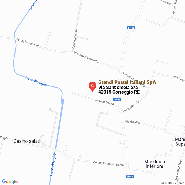 apri la mappa di Grandi Pastai Italiani SpA