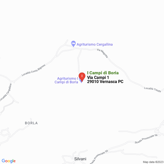 apri la mappa di I Campi di Boria