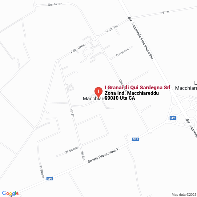 apri la mappa di I Granai di Qui Sardegna Srl