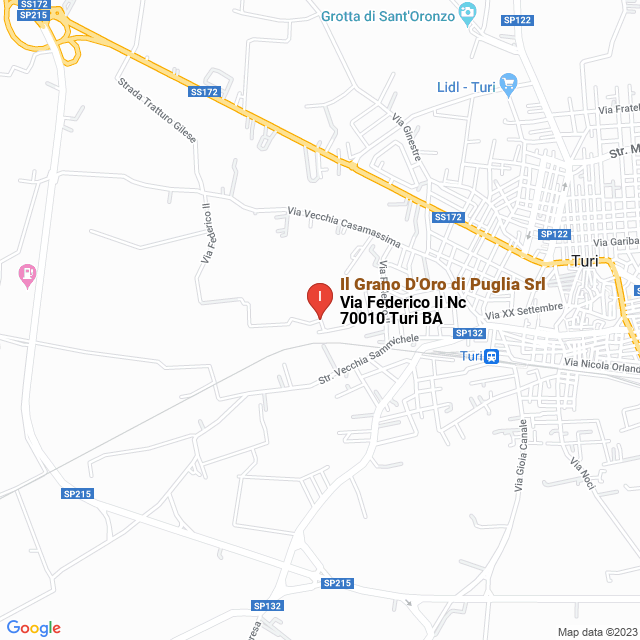 apri la mappa di Il Grano D‘Oro di Puglia Srl