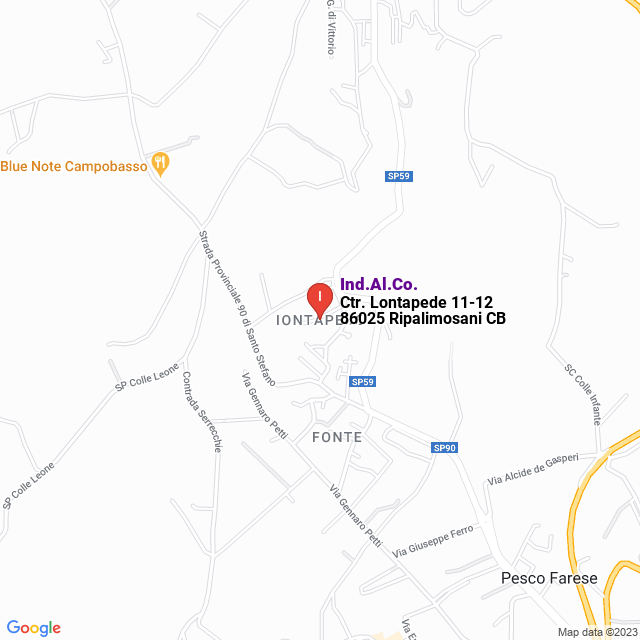 apri la mappa di Ind.Al.Co.