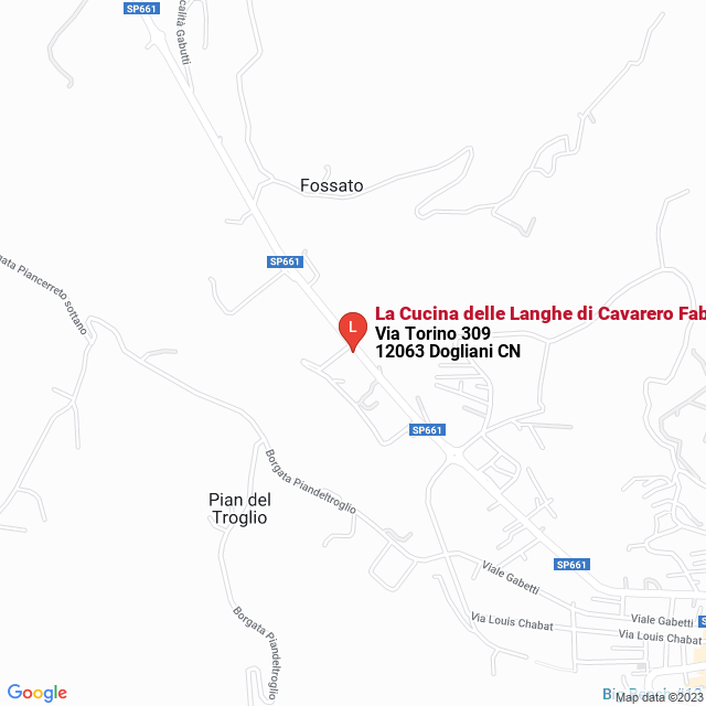 apri la mappa di La Cucina delle Langhe di Cavarero Fabrizio Srl