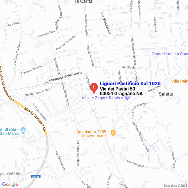 apri la mappa di Liguori Pastificio Dal 1820