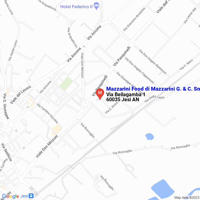apri la mappa di Mazzarini Food di Mazzarini G. & C. Snc