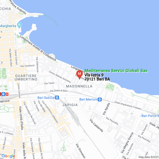 apri la mappa di Mediterranea Servizi Globali Sas