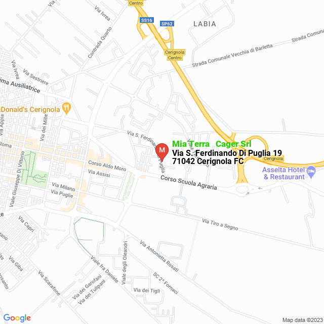 apri la mappa di Mia Terra - Cager Srl