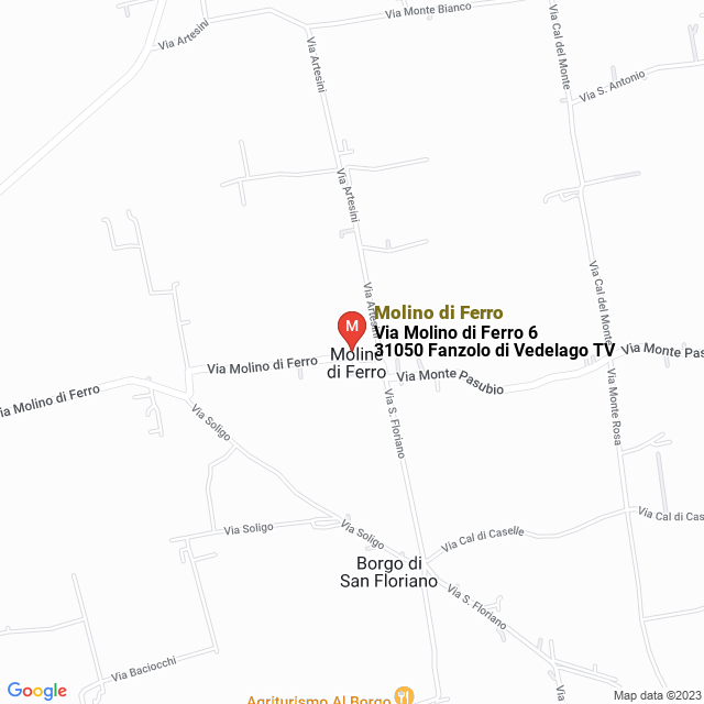 apri la mappa di Molino di Ferro