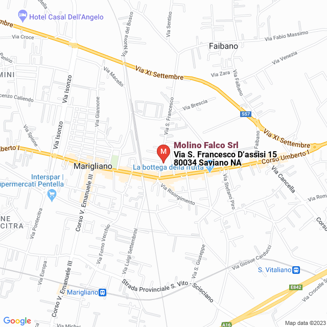 apri la mappa di Molino Falco Srl