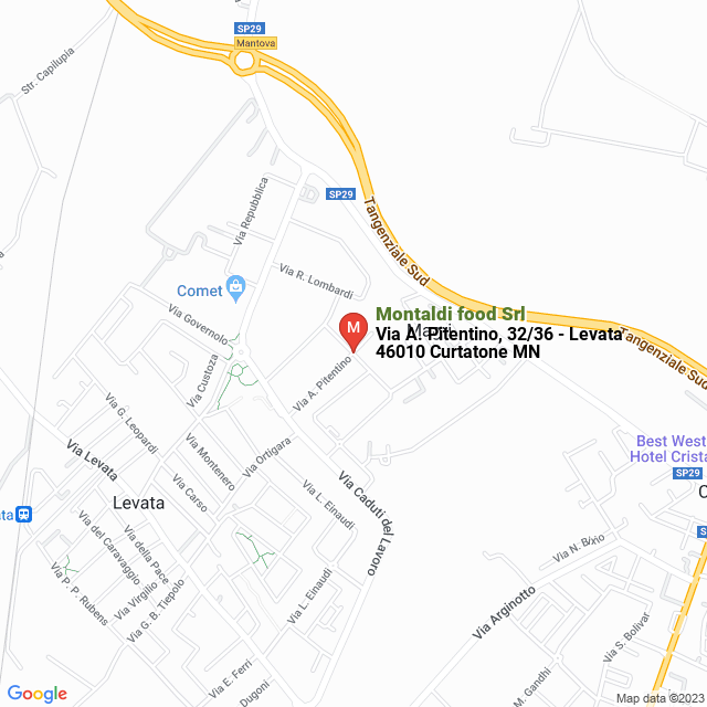 apri la mappa di Montaldi food Srl