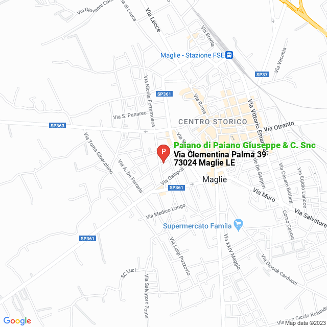 apri la mappa di Paiano di Paiano Giuseppe & C. Snc