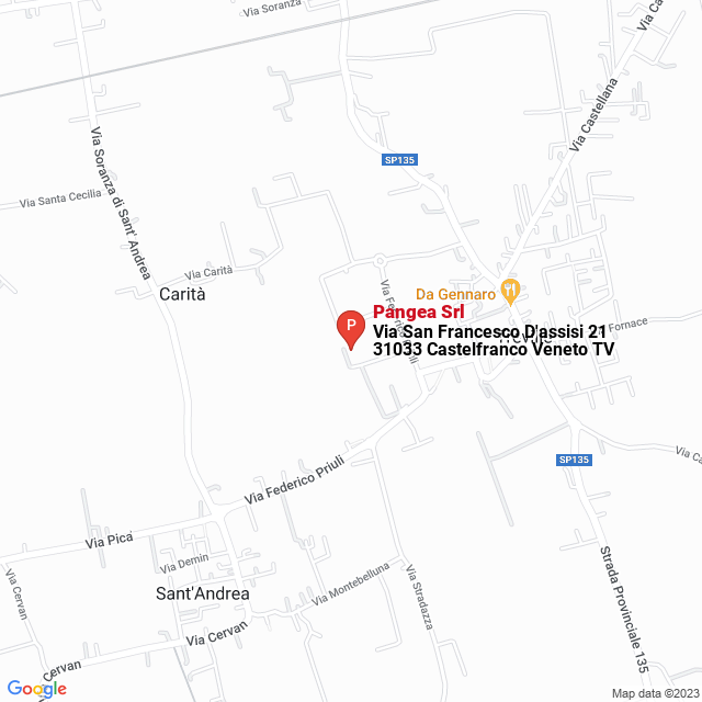 apri la mappa di Pangea Srl