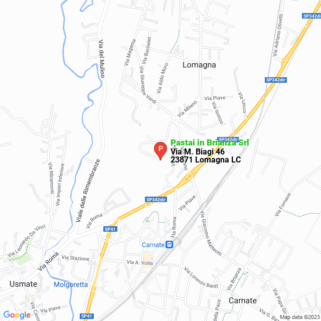 apri la mappa di Pastai in Brianza Srl