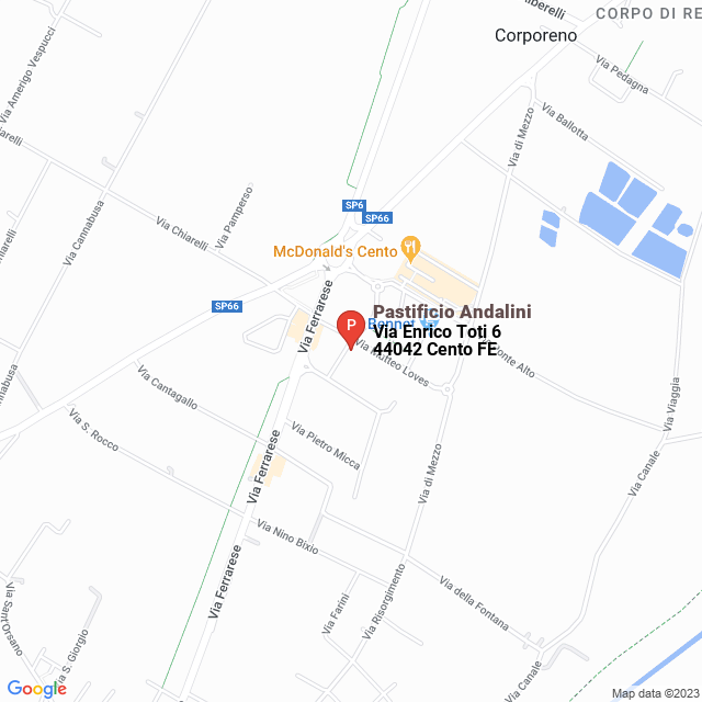 apri la mappa di Pastificio Andalini