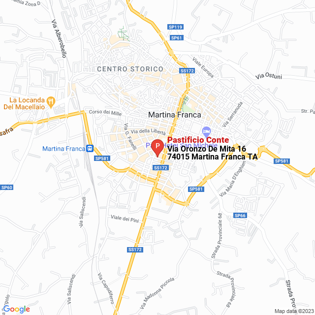 apri la mappa di Pastificio Conte