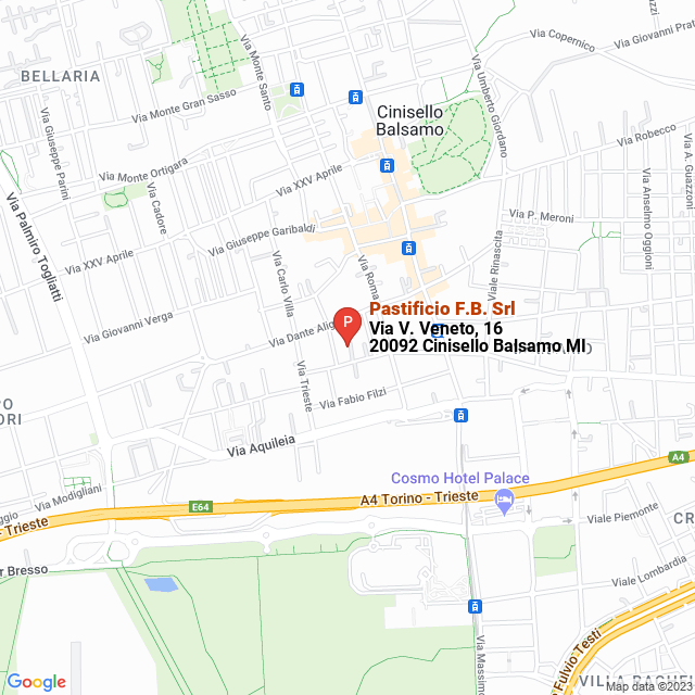 apri la mappa di Pastificio F.B. Srl