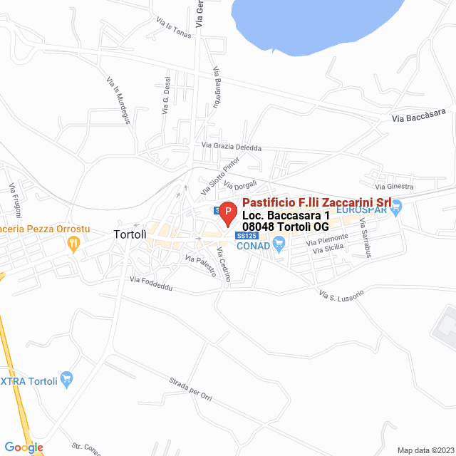 apri la mappa di Pastificio F.lli Zaccarini Srl