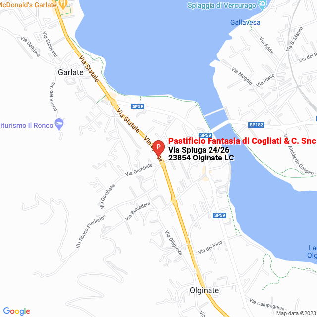 apri la mappa di Pastificio Fantasia di Cogliati & C. Snc