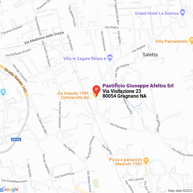 apri la mappa di Pastificio Giuseppe Afeltra Srl