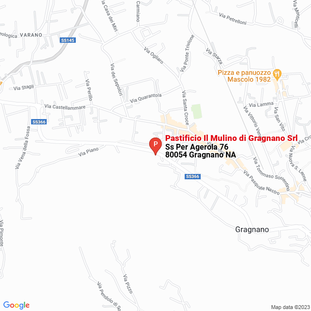 apri la mappa di Pastificio Il Mulino di Gragnano Srl