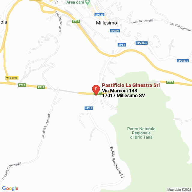 apri la mappa di Pastificio La Ginestra Srl