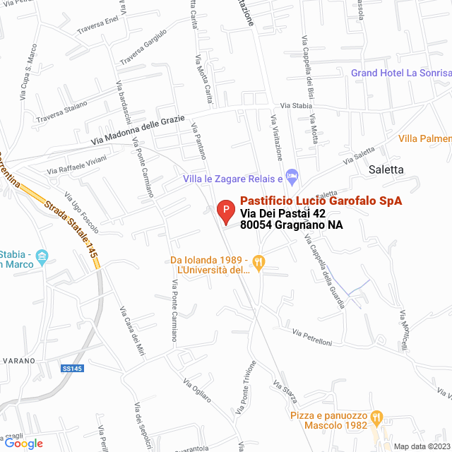apri la mappa di Pastificio Lucio Garofalo SpA
