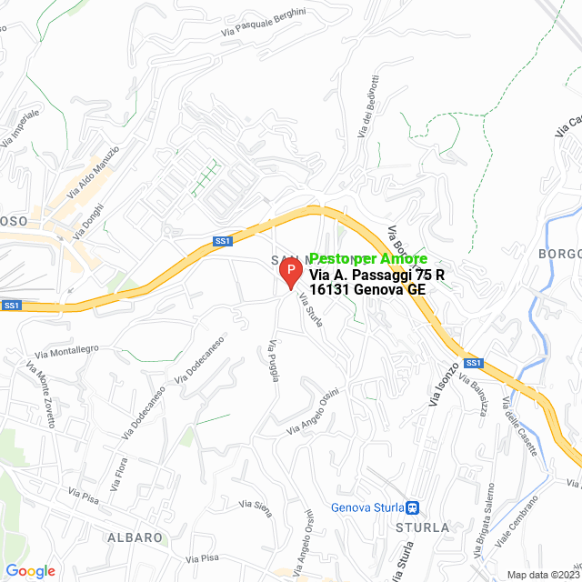 apri la mappa di Pesto per Amore