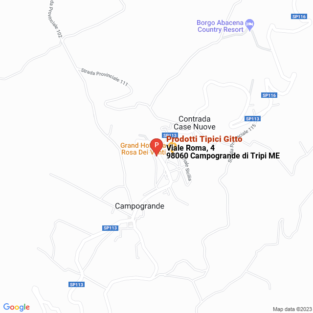 apri la mappa di Prodotti Tipici Gitto