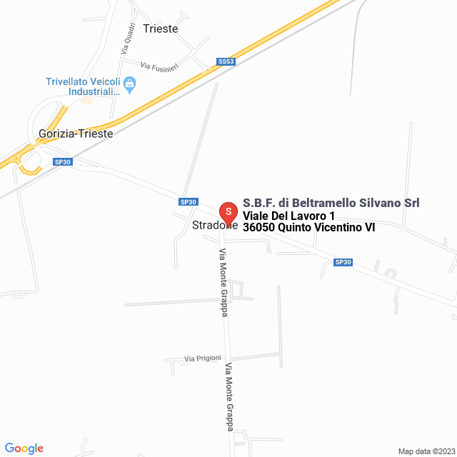 apri la mappa di S.B.F. di Beltramello Silvano Srl