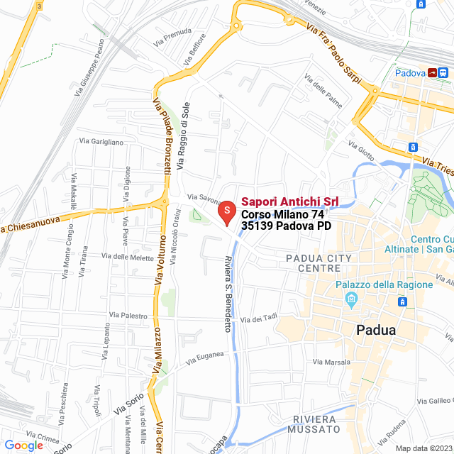 apri la mappa di Sapori Antichi Srl