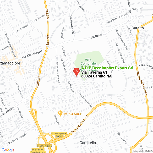 apri la mappa di A D P Beer Import Export Srl