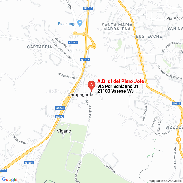 apri la mappa di A.B. di del Piero Jole