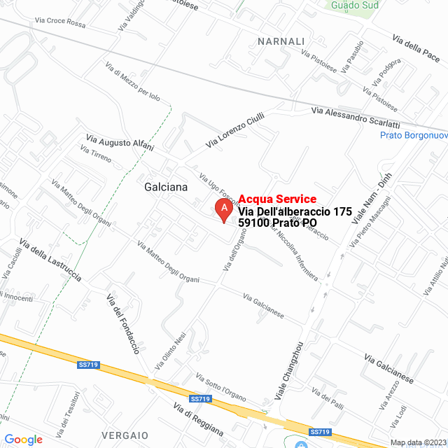 apri la mappa di Acqua Service