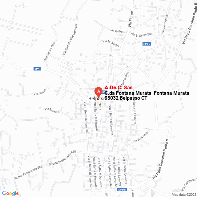 apri la mappa di A.De.C. Sas