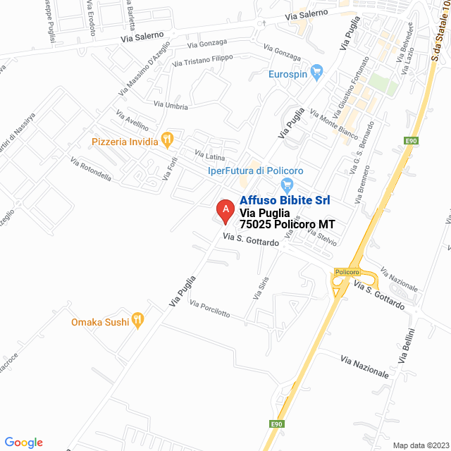 apri la mappa di Affuso Bibite Srl