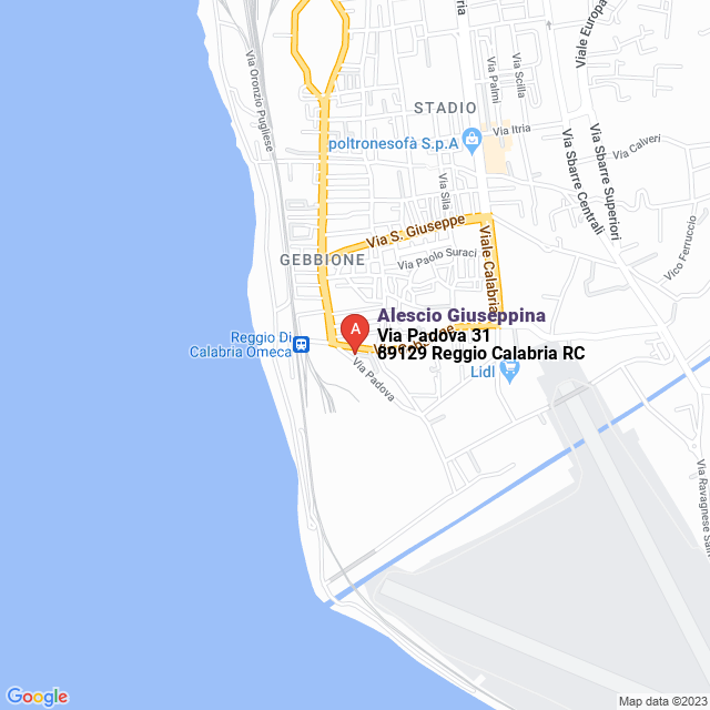 apri la mappa di Alescio Giuseppina