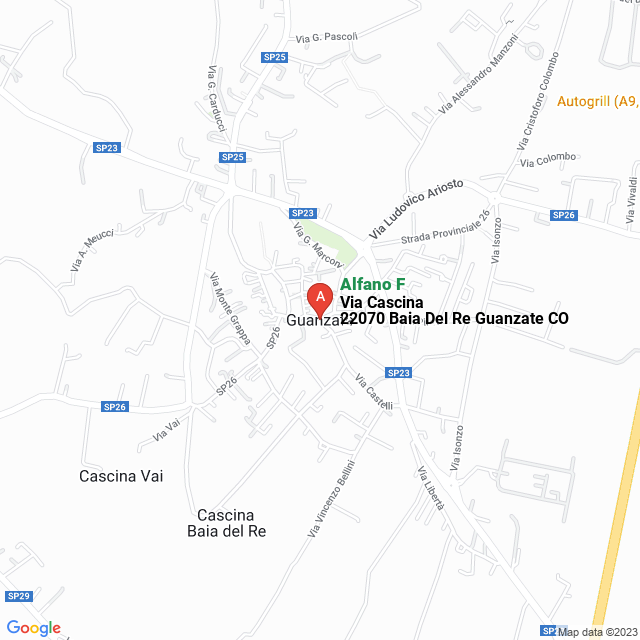 apri la mappa di Alfano F