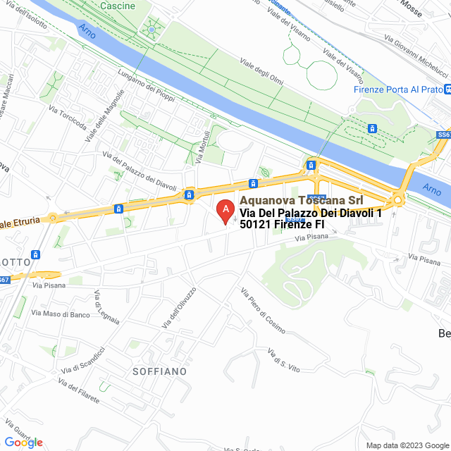 apri la mappa di Aquanova Toscana Srl