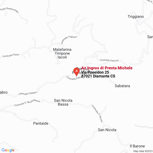 apri la mappa di Az Ingros di Presta Michele