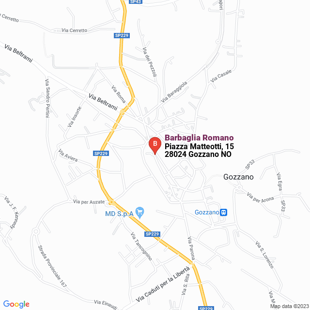 apri la mappa di Barbaglia Romano