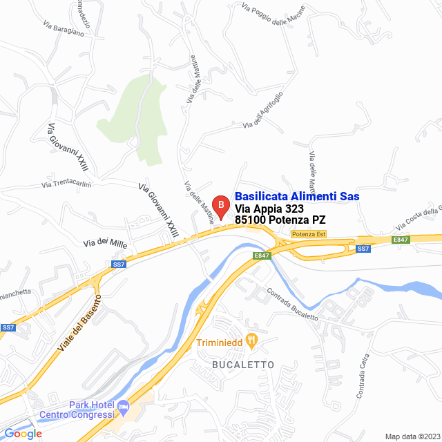 apri la mappa di Basilicata Alimenti Sas