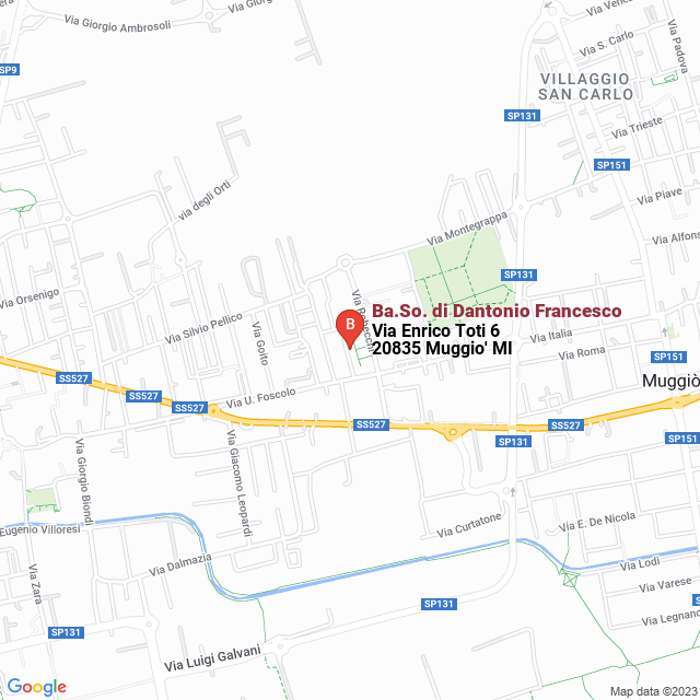 apri la mappa di Ba.So. di Dantonio Francesco